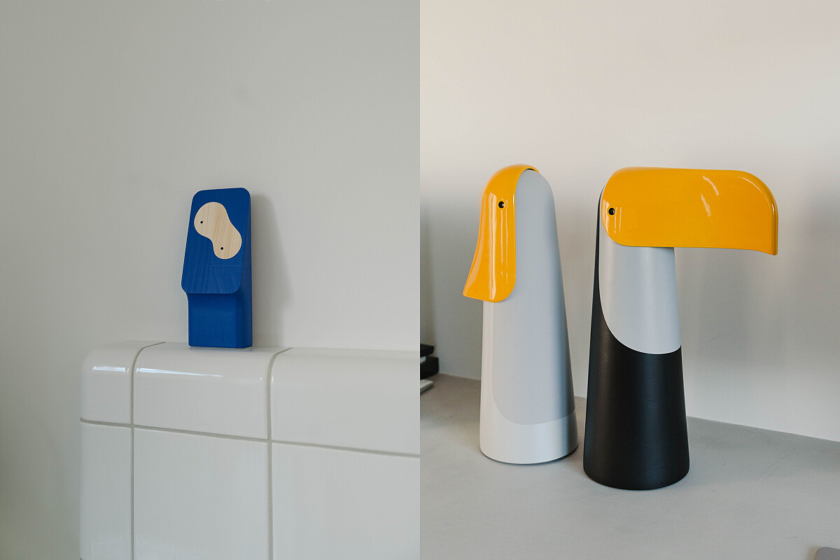 Samala 裝飾物件跟 Bec 巨嘴鳥雕塑。