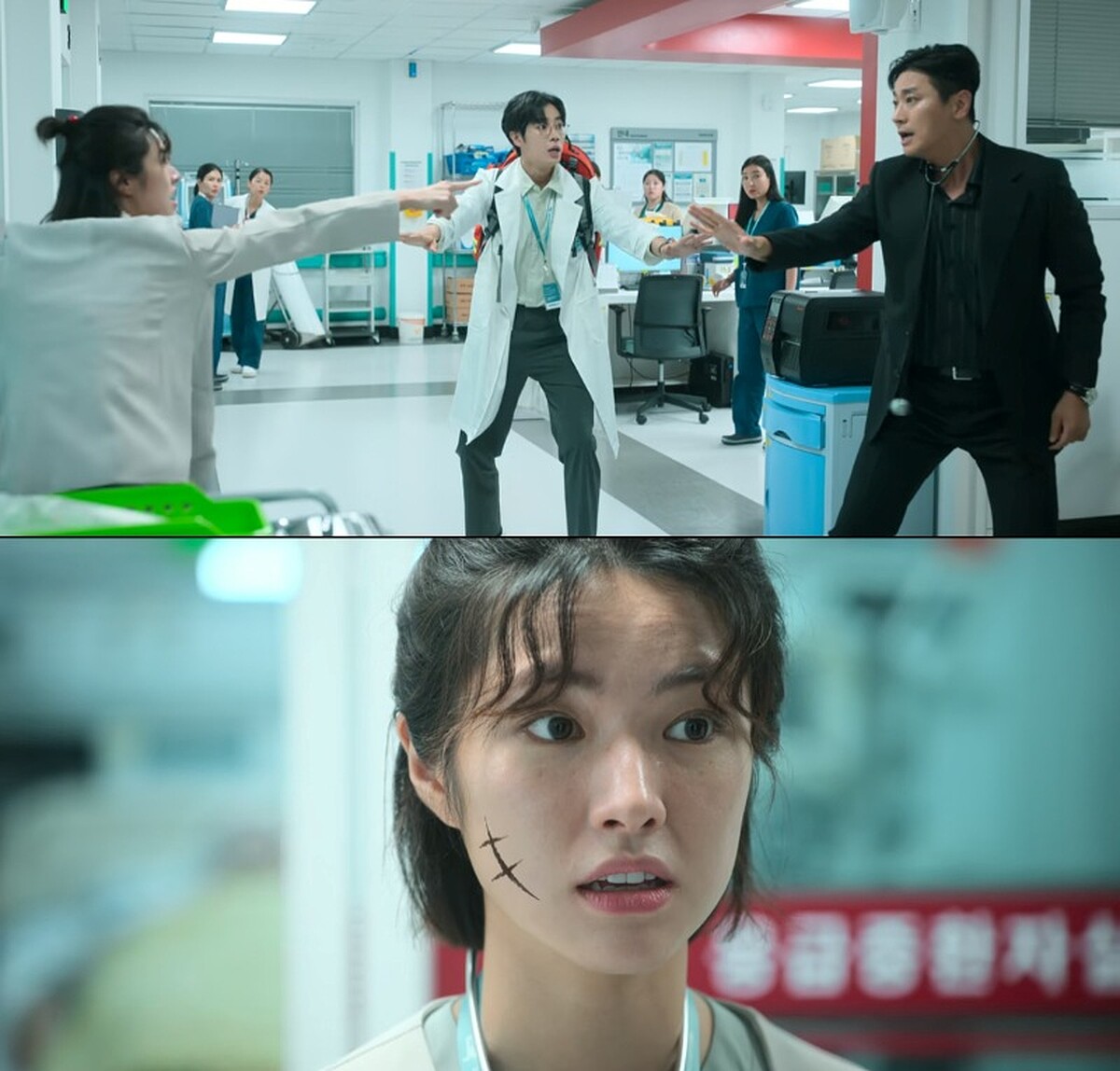 《外傷重症中心》夏英(安賀營) 飾演 護士千薔薇Photo/ Netflix