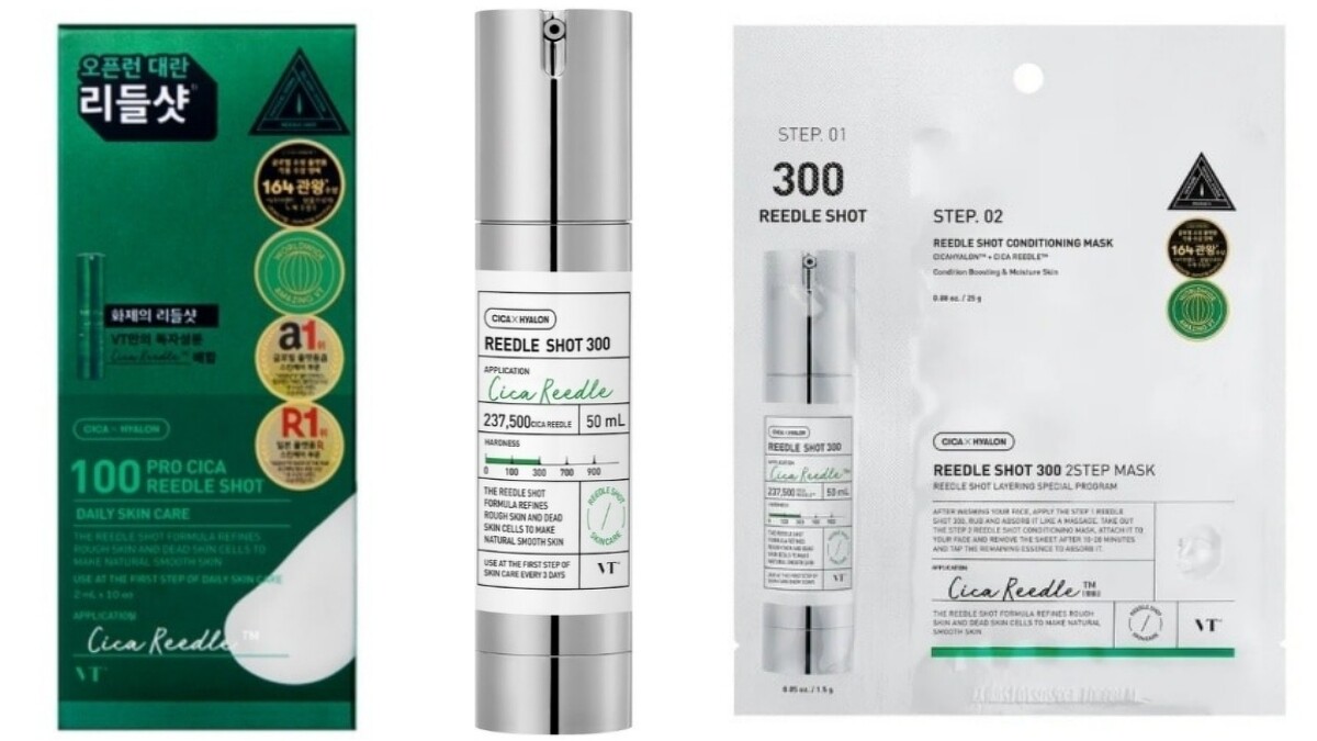 VT積雪草微晶精華100日用-條裝10入*2ml，NT399、微晶精華-300(3天用)，NT1,299、微晶2步驟面膜-300(3天用) 25+1.5g，NT169