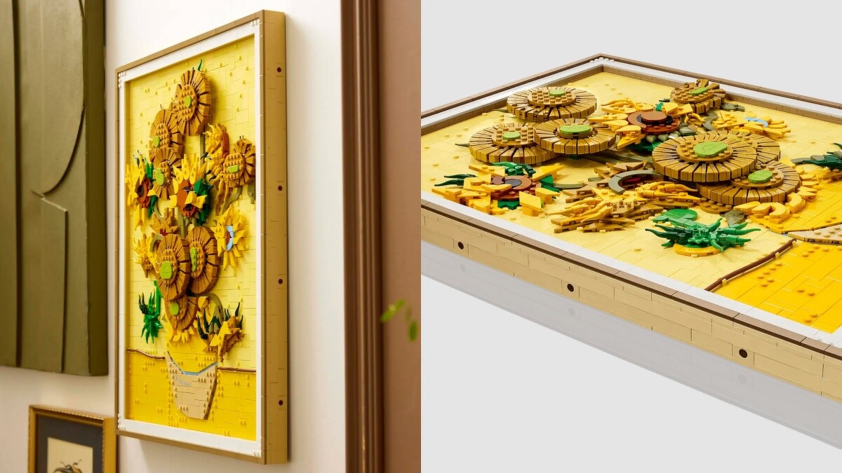 樂高Lego文森&middot;梵谷-向日葵細節