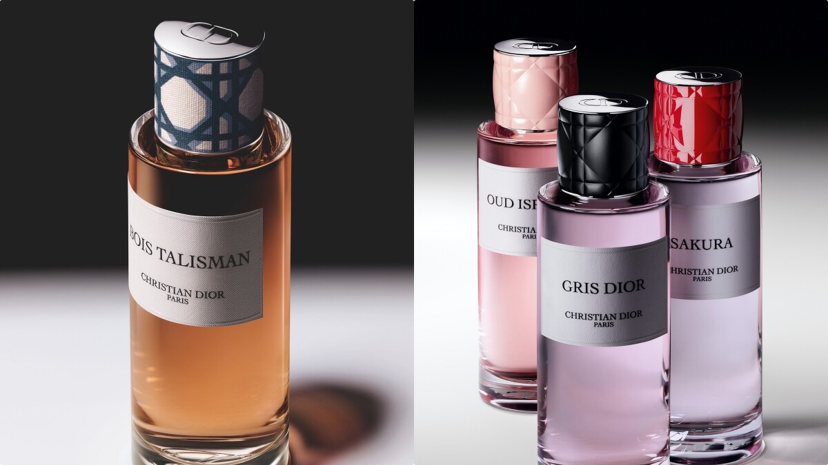 迪奧香氛世家高訂香氛瓶蓋-籐格紋情境圖。