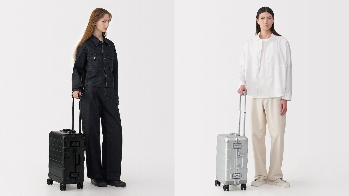 MUJI無印良品「鋁合金拉桿行李箱」4月限量回歸販售
