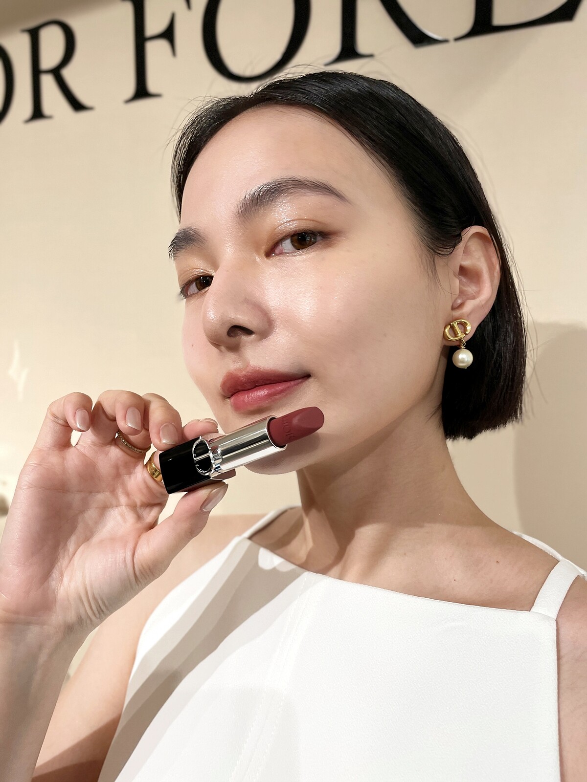 迪奧藍星柔紗唇膏 #688 MODEL實擦