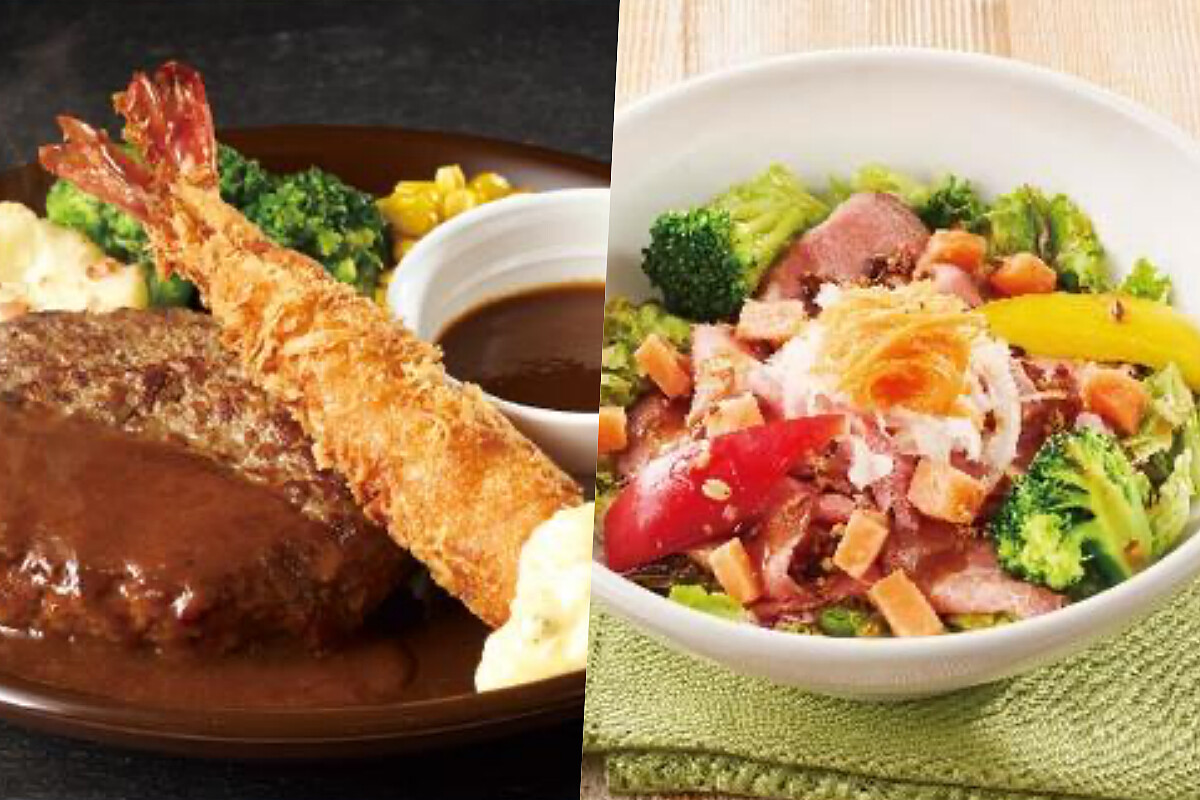 菜單從和風洋食以及輕食都有，選項相當豐富。