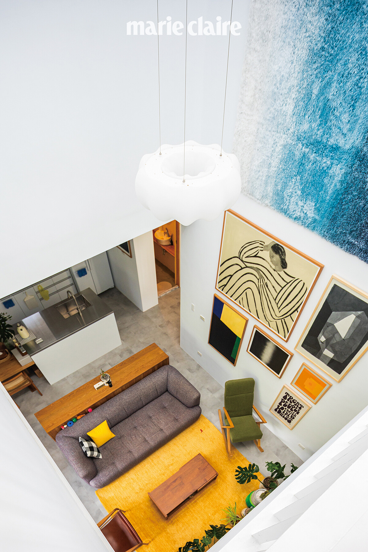 LAA house 以「小小美術館」定位，挑高白牆也成為 Jimmy 的策展空間。