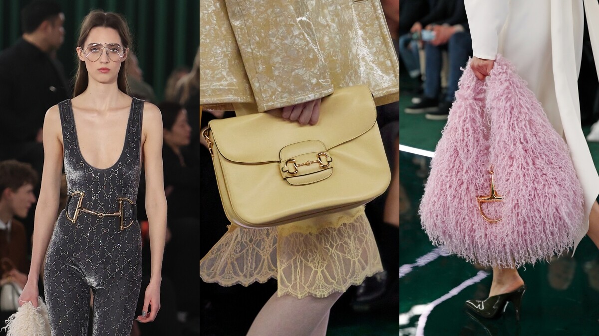 五亮點看大秀｜GUCCI 2025秋冬復古性感回歸，馬銜鍊成主角，經典1955換上柔軟皮革