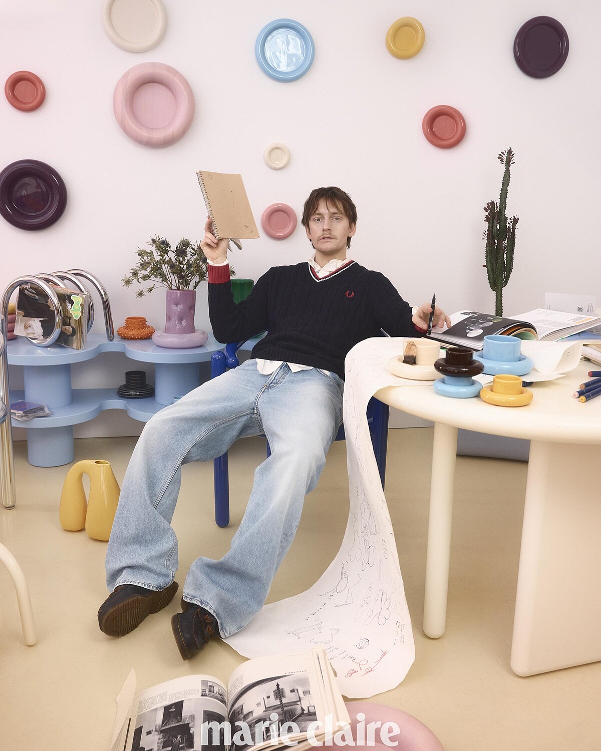 Gustaf 的工作日常非常簡單：畫圖、發想，還有跟最愛的團隊一起討論好玩的計劃。