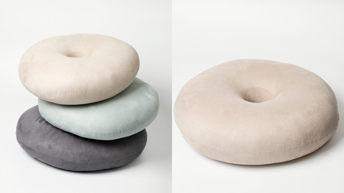 MUJI無印良品「甜甜圈抱枕」可愛登場
