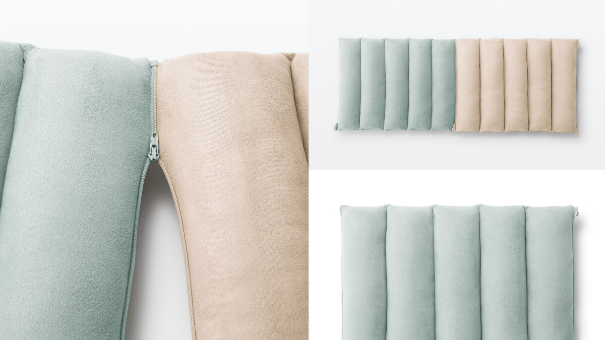 MUJI無印良品可拼接柔軟多用途靠枕