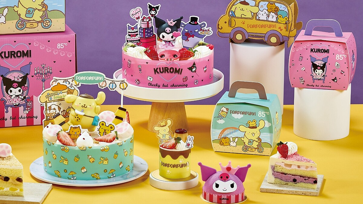 85℃夢幻聯名三麗鷗！酷洛米、布丁狗蛋糕開賣，4款造型＆亮點總整理