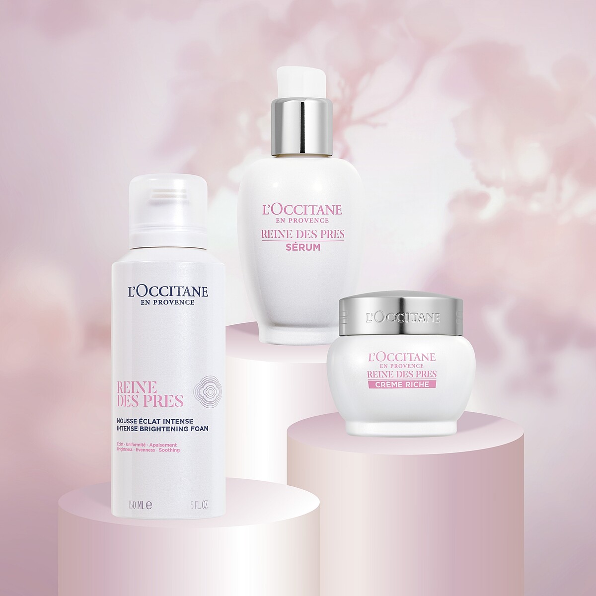 歐舒丹白皇后光蘊透白系列。