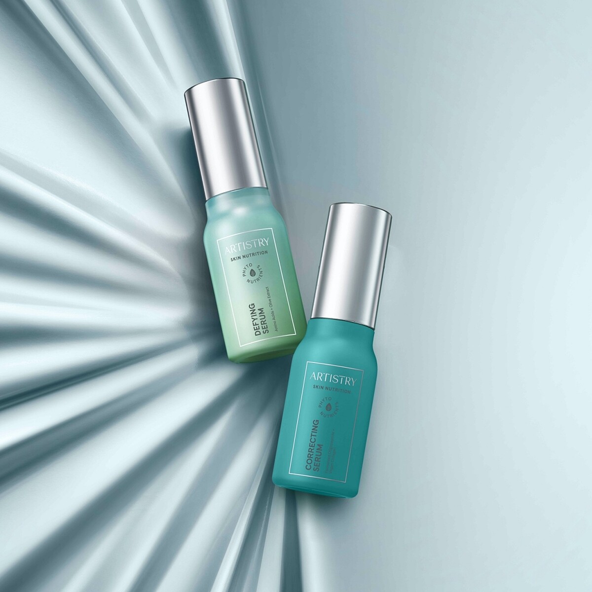 ARTISTRY雅芝植萃能量系列抗老雙精華形象圖。