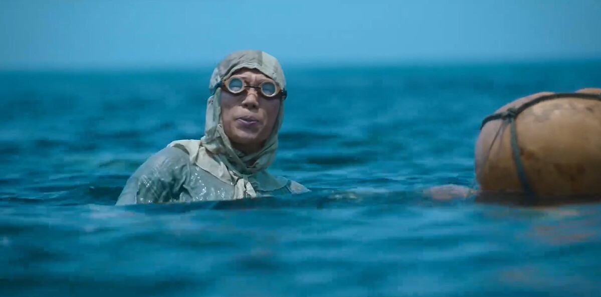 廉惠蘭一踴入海完全看不出怕水