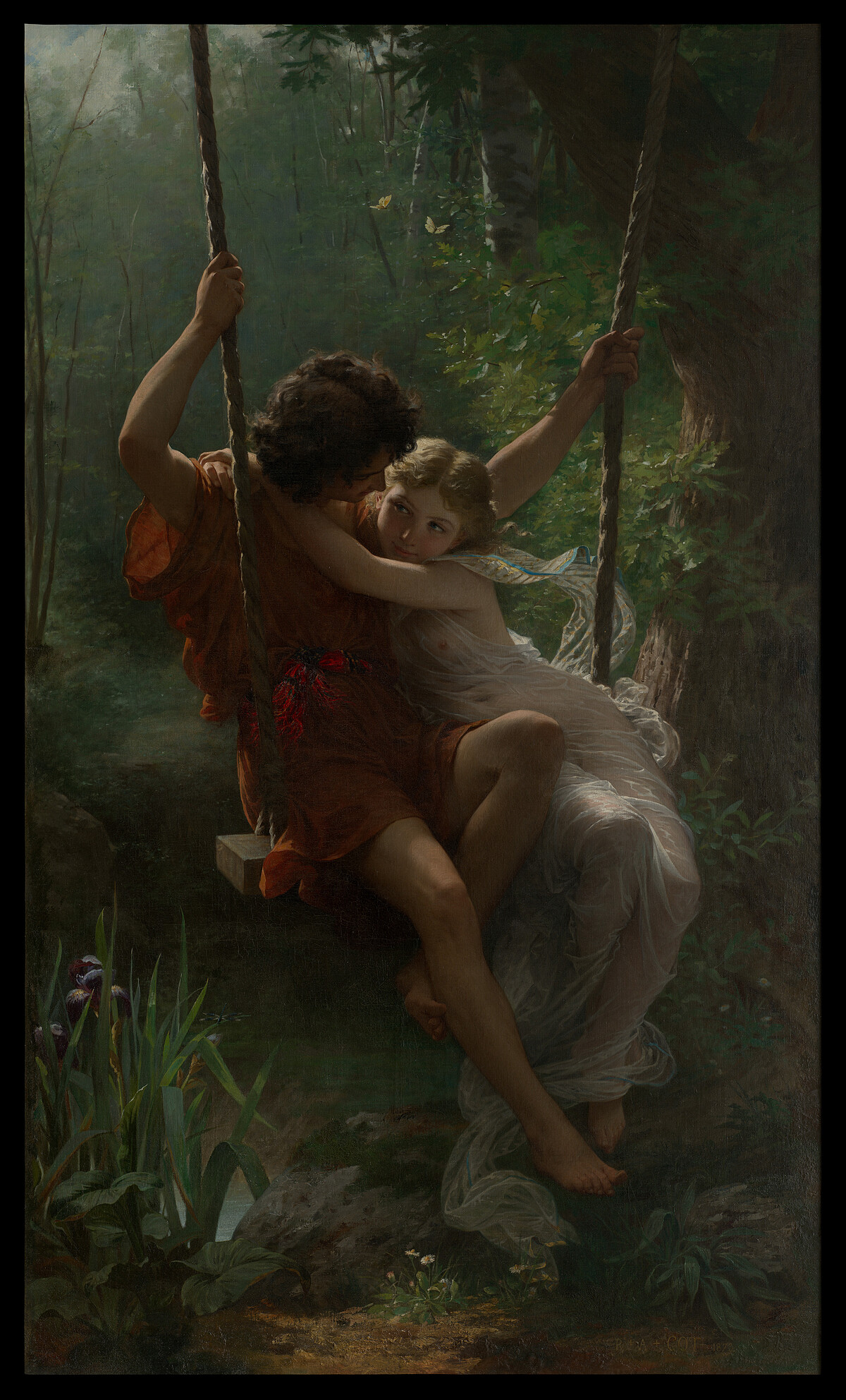 皮埃爾&mdash;奧古斯特_春日_1873 &copy; The Metropolitan Museum of Art_Pierre-Auguste Cot_springtime（時藝多媒體提供）