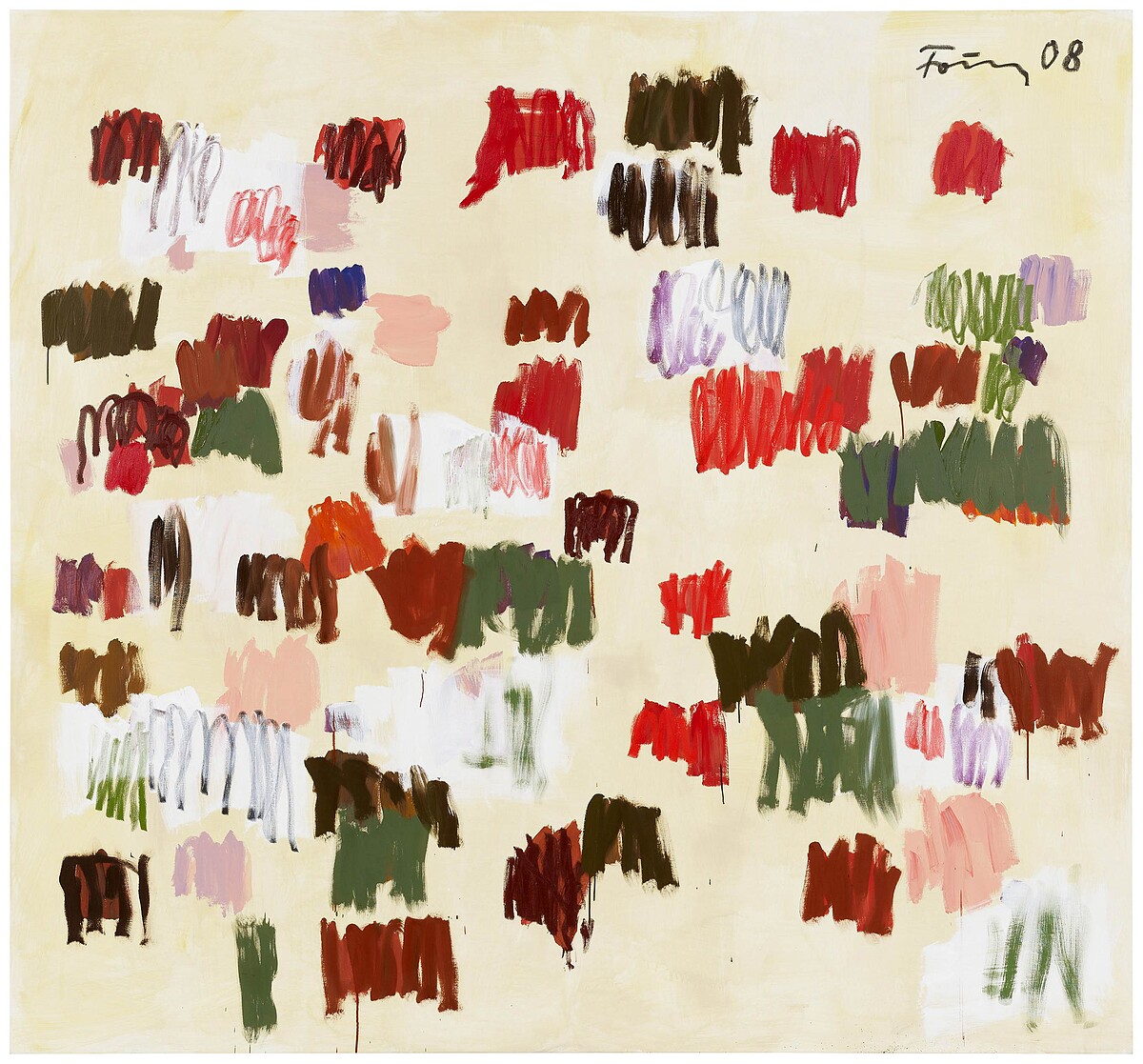 岡瑟．弗格《無題》｜壓克力畫布，260 x 280 公分，2008年作｜估價：5,000,000 - 10,000,000 港元