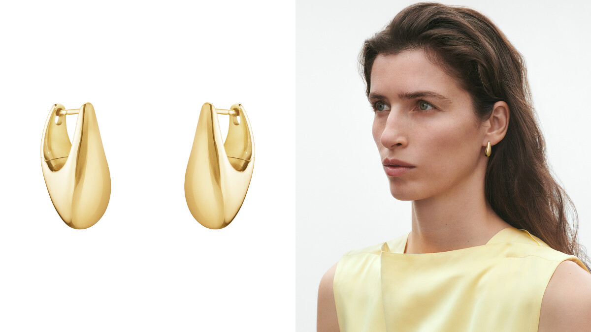 REFLECT系列18K黃金耳環,是本次2025春夏新作。