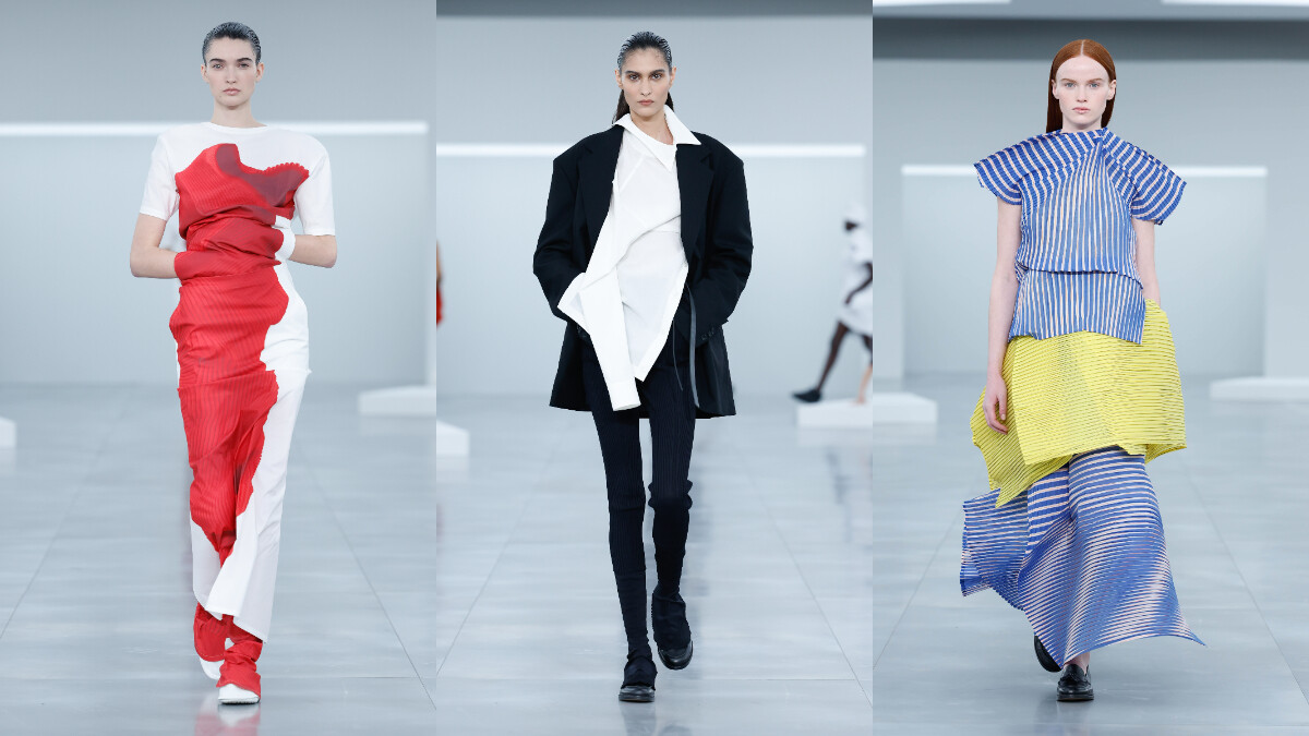 ISSEY MIYAKE 2025/26 秋冬系列以模糊多重的美學面貌，賦予服裝流動自由、無限可能的藝術敘事格調。