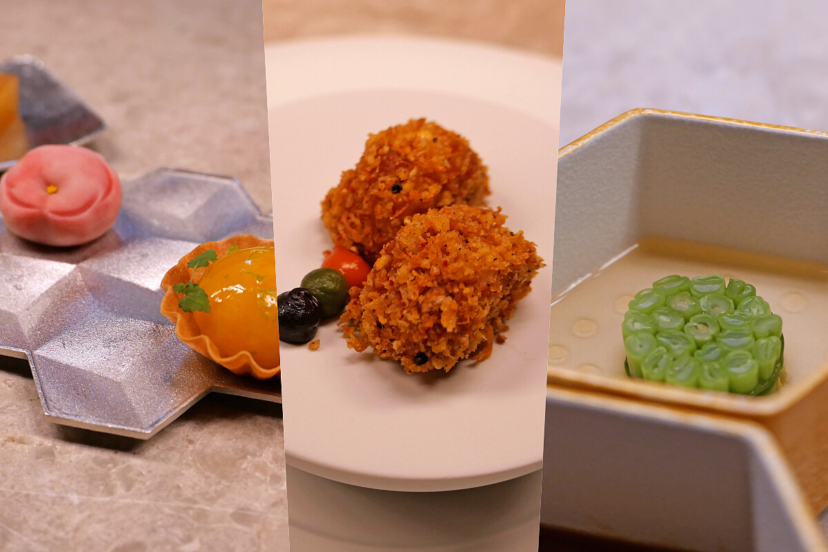 「海洋瑰寶」菜單展現的除了細緻的工法與創意，也是主廚對於華人飲食文化的深刻理解與個人情感。