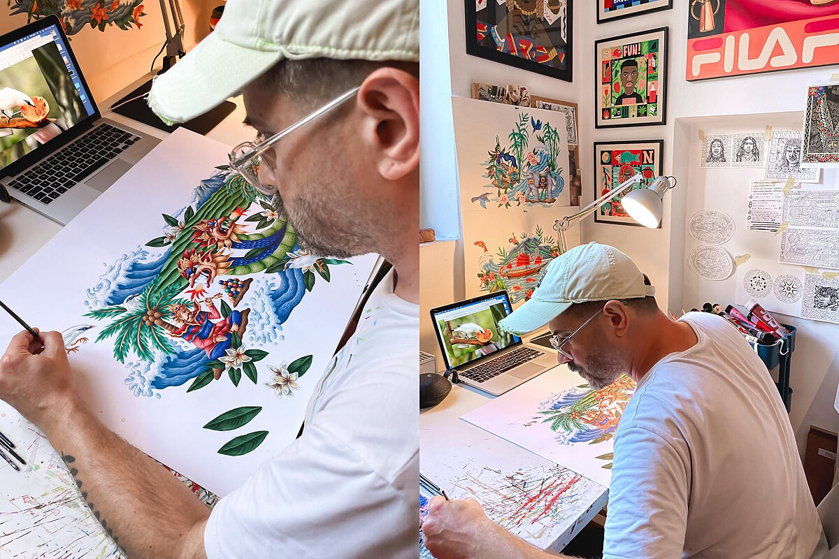 藝術家 Saddo 的畫作將展示在酒店空間。