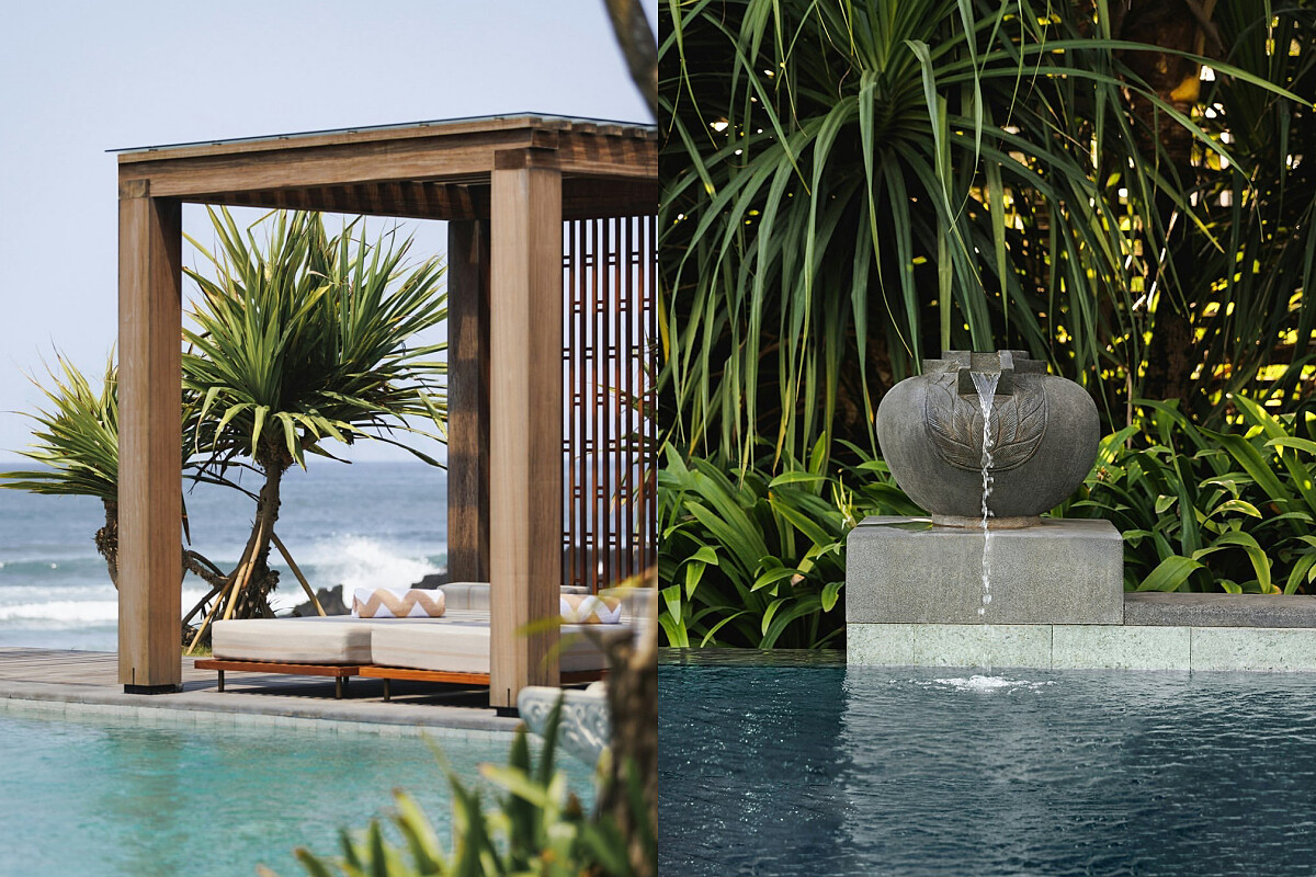 酒店隨處可見的私人涼亭（Cabana）。