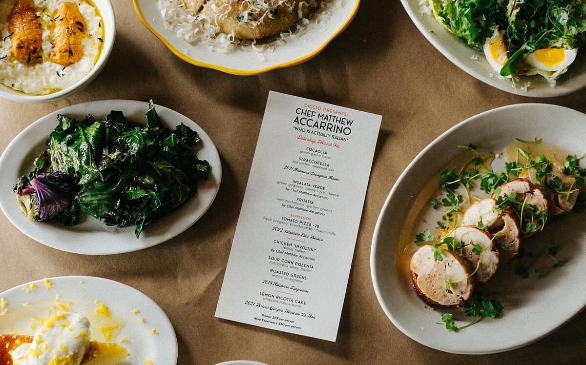「Ciccio」提供許多義式料理。