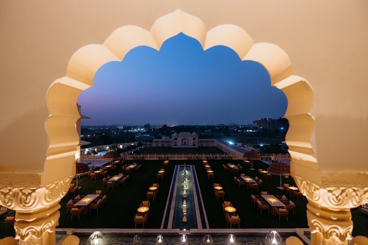 酒店每個都空間都能感受到印度王朝的細膩奢華設計。