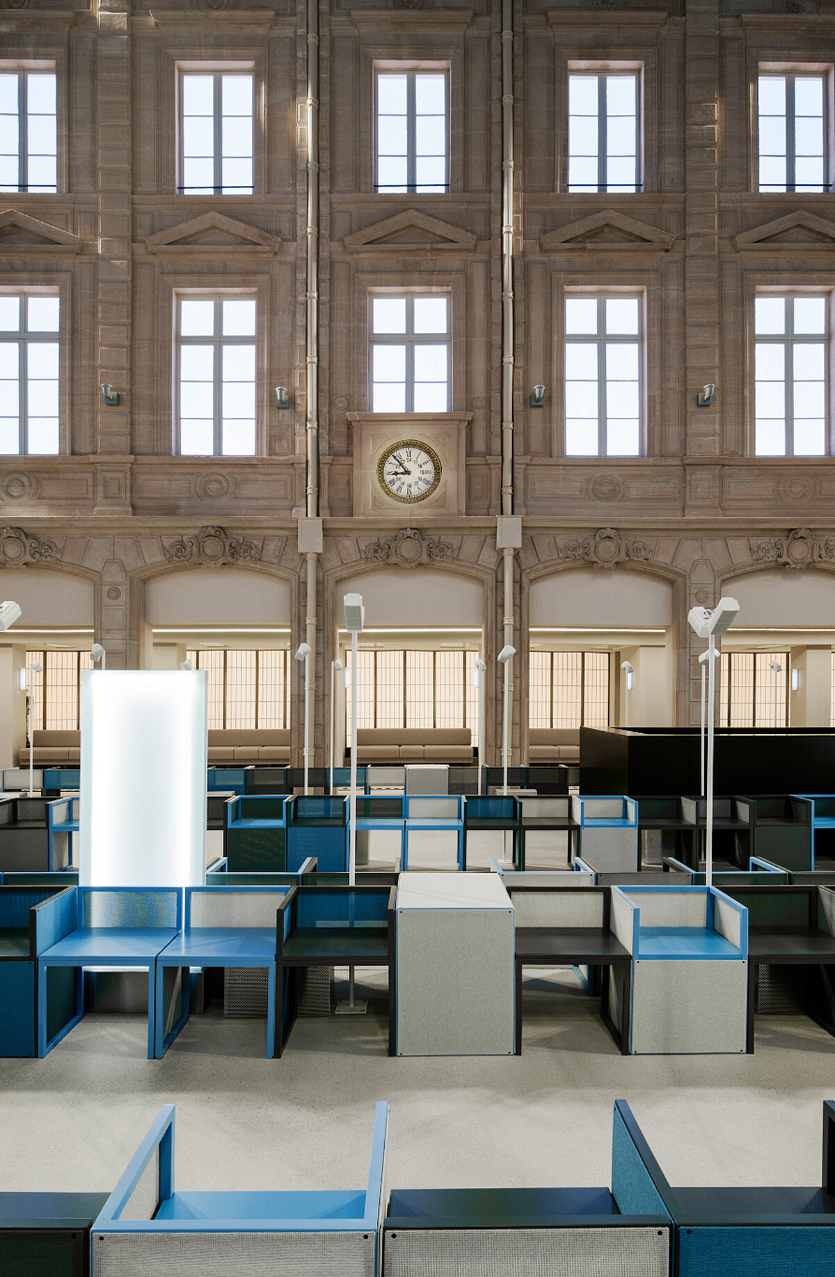 LV25秋冬大秀秀台移師於巴黎北站包場舉辦。