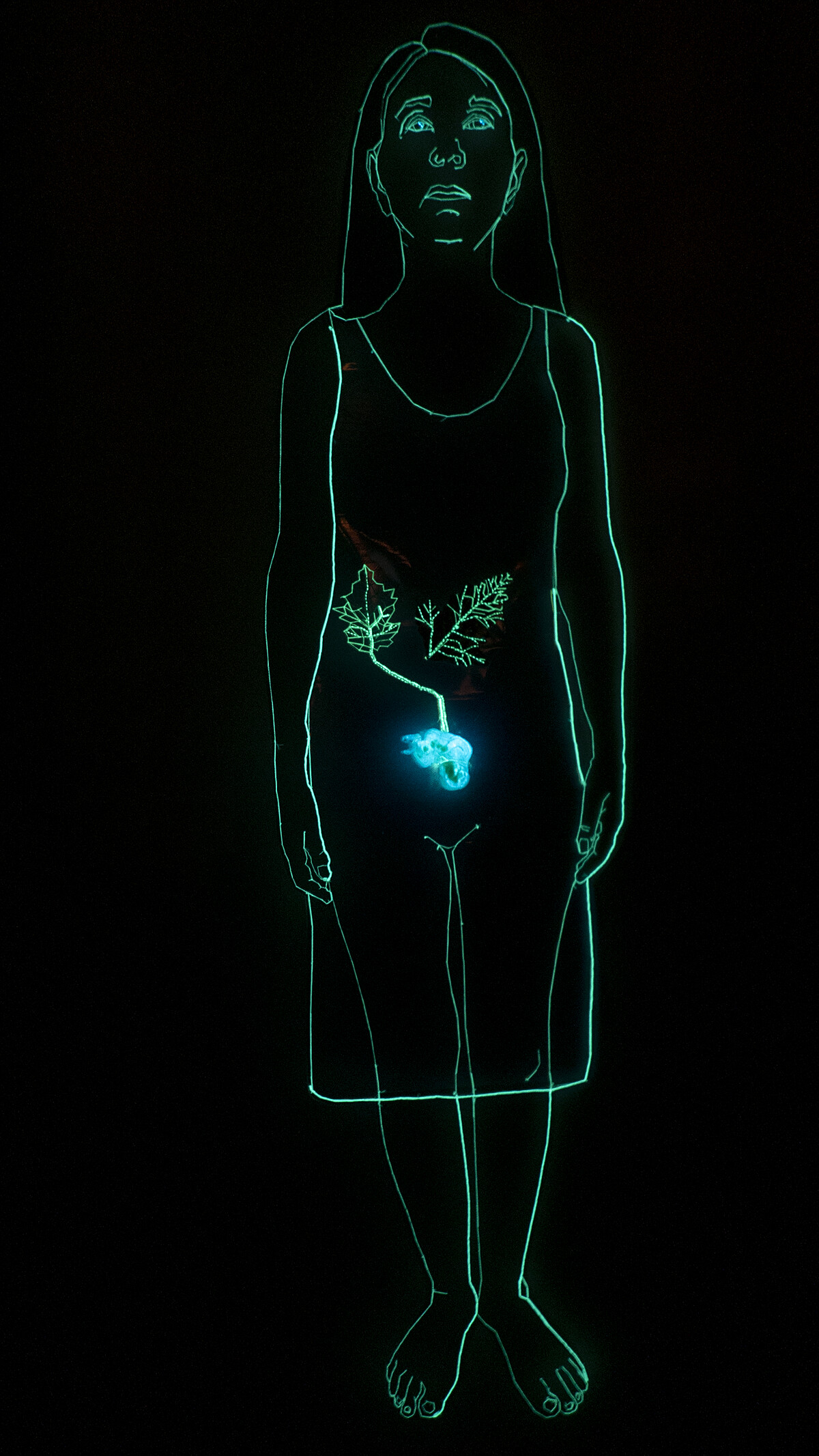 《水之裙的剪影》 Silhouette with a Dress of Water , 2024｜安卓藝術提供