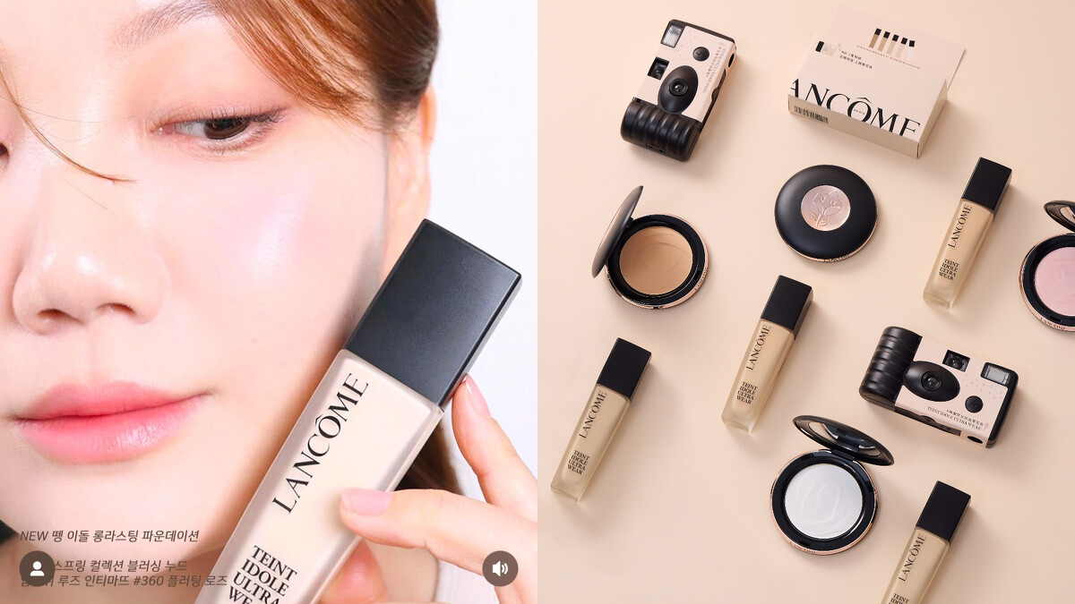 圖片來源 IG@a_kim3(左)、蘭蔻(右)