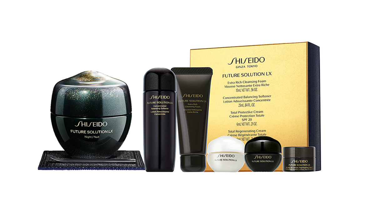 遠百板橋中山資生堂國際櫃極上御藏晚霜組，獨家價11,500元。