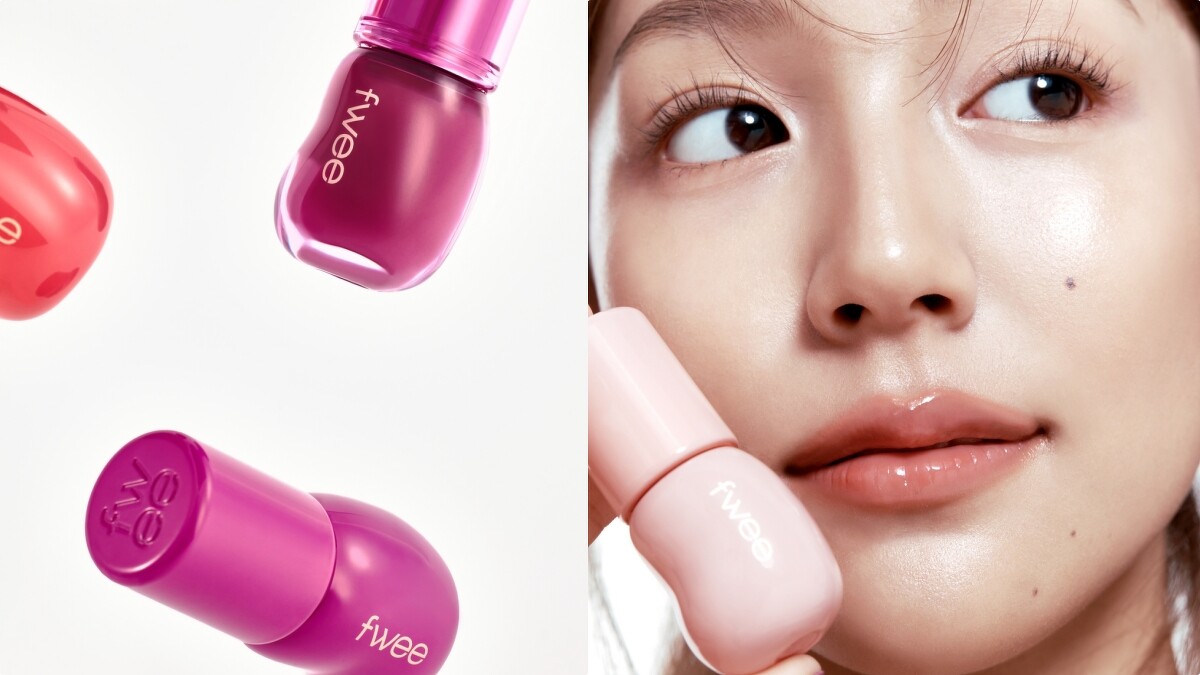 fwee 3D透明水晶唇彩情境圖。