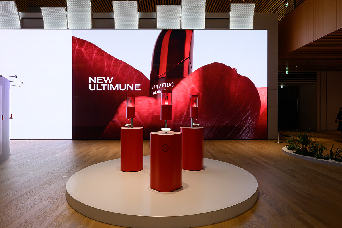 資生堂東京「紅妍山茶花修護精華」新品發表會