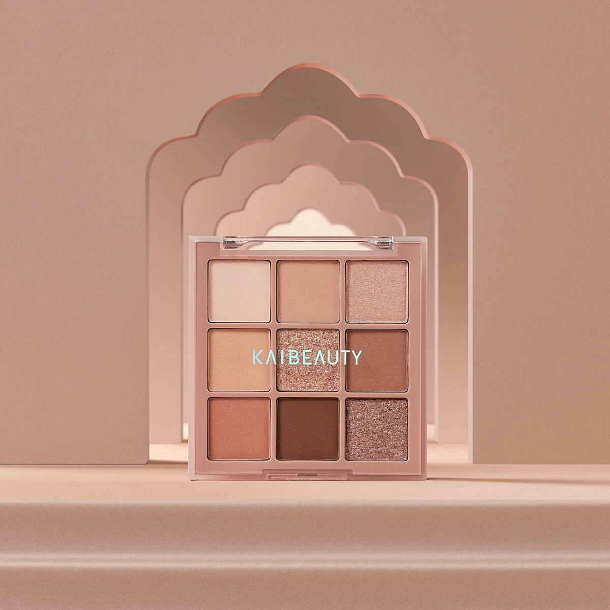 KAIBEAUTY藝想調色眼彩盤(#阿薩姆)主視覺。