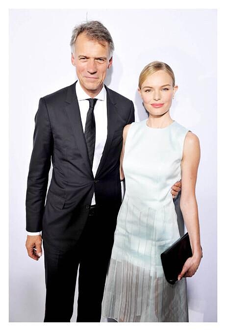 HUGO BOSS主席暨行政總裁Claus-Dietrich Lahrs and Kate Bosworth(凱特柏茲沃斯)
