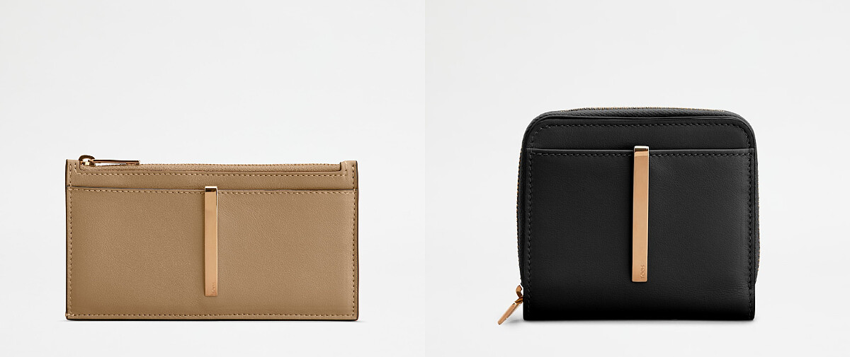 BARRETTA淺棕色長夾，NT20,900、BARRETTA黑色短夾，NT22,900。