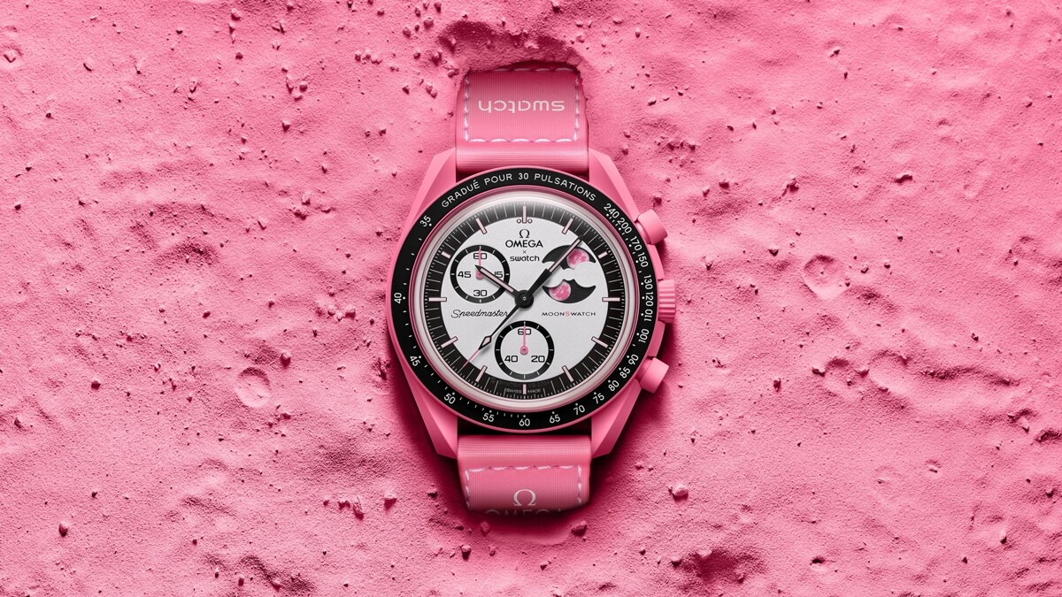 Swatch X Omega推出「粉紅月亮」聯名錶！細節、開賣日、售價一次看