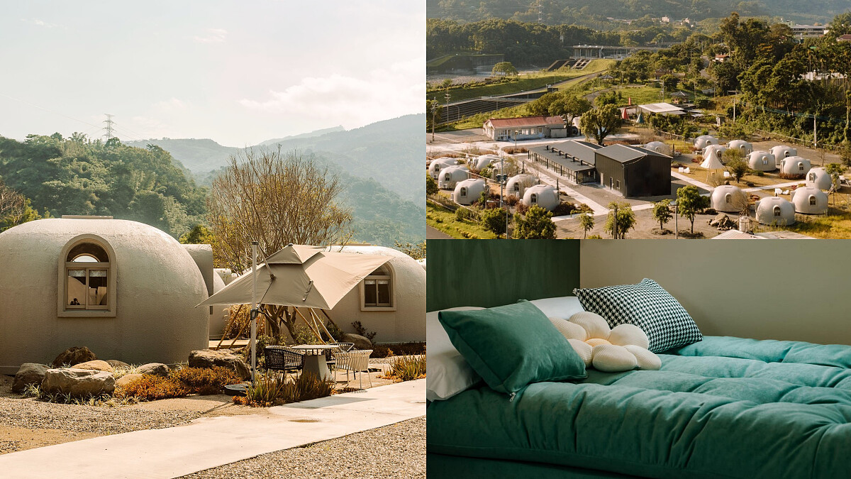 南投豪華露營新選擇！「波希謐境」入住全台唯一波波屋，曠野造景及舒適配備太享受