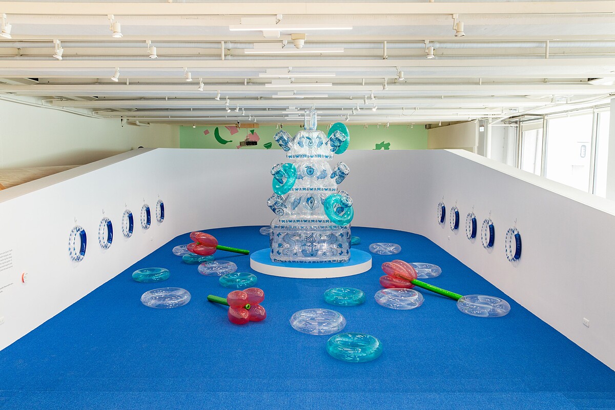 走路草農/藝團《靜物劇場》,2025,委託製作,依現場尺寸而定。圖像由藝術家與臺北市立美術館提供。