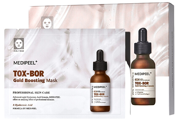 MEDIPEEL美蒂菲TOX-BOR膠原蛋白柔嫩面膜一盒5片，NT299