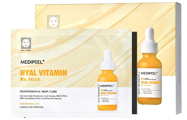 MEDIPEEL美蒂菲8重玻尿酸維他命滋潤面膜一盒5片，NT299