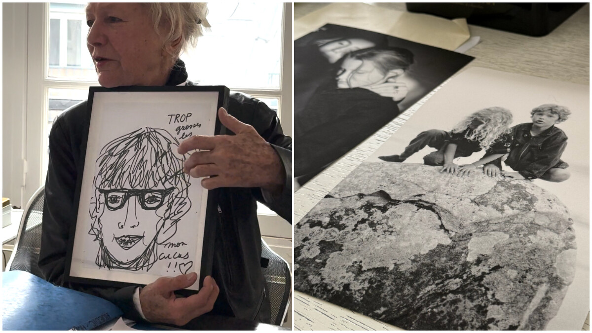 Agn&egrave;s 女士分享了很多藏品以及影像，其中有許多都是來自於他的家庭生活。