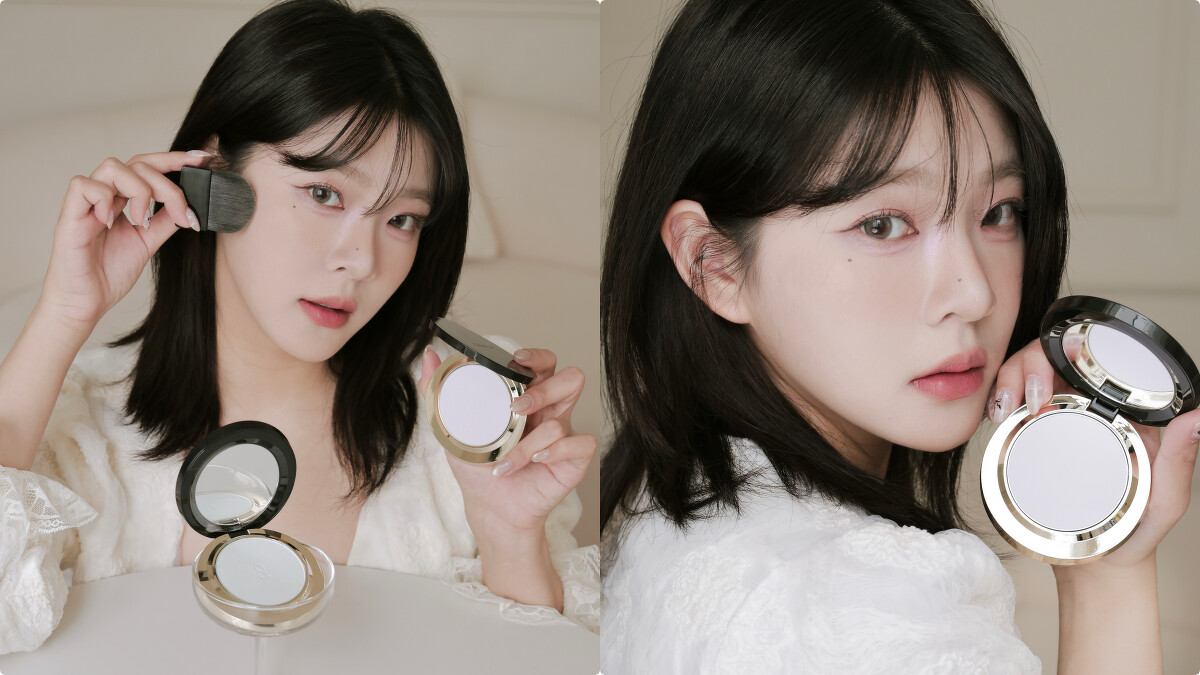 (左圖-桌上) SUQQU晶采光透定妝蜜粉餅 7.5g 組合價格NT$3,200、(左圖-手上) SUQQU晶采輕霧定妝蜜粉餅 7g 組合價格NT$3,200 