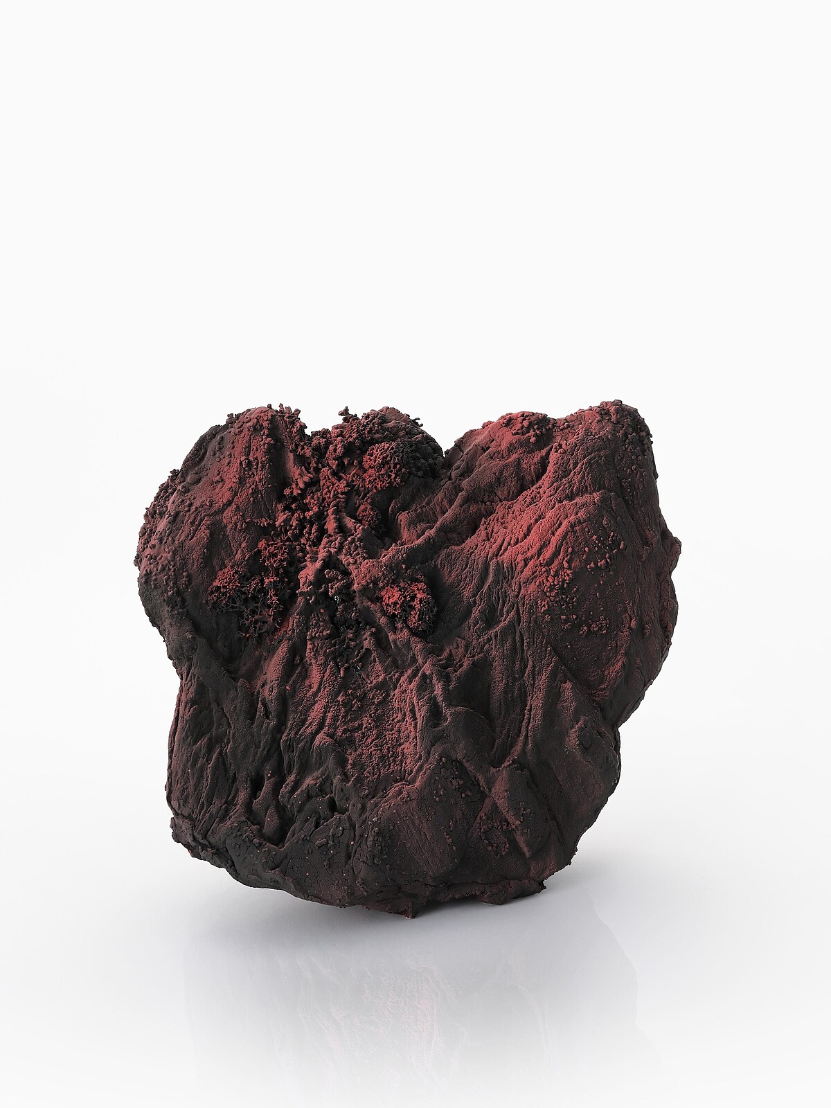 Soluna Fine Art Pyun Yae-Rin, &ldquo;Poem for Ephemeral Moments 241012/2&rdquo;, 2024, Stoneware, porcelain, stains, rock components, glaze, 30 x 17 x 34 cm. Image courtesy of Soluna Fine Art.