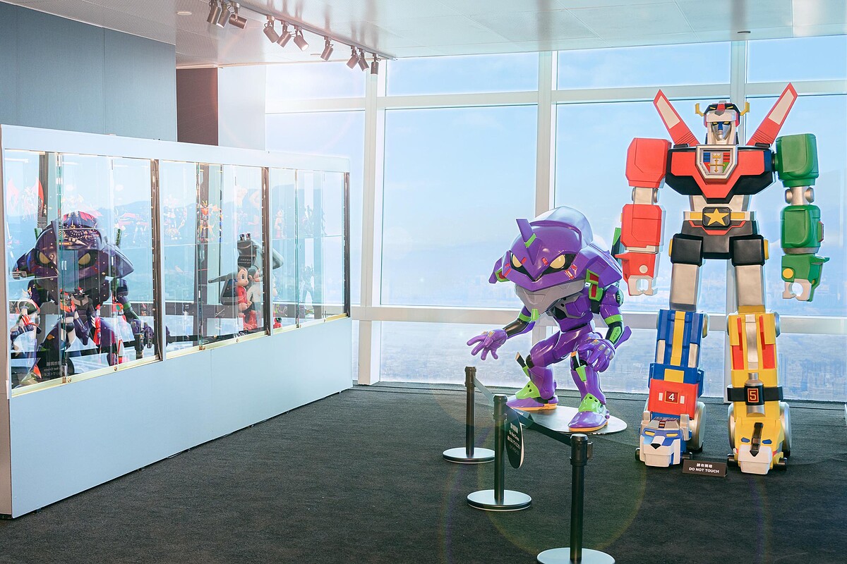 台北101超級機器人傳奇特展。