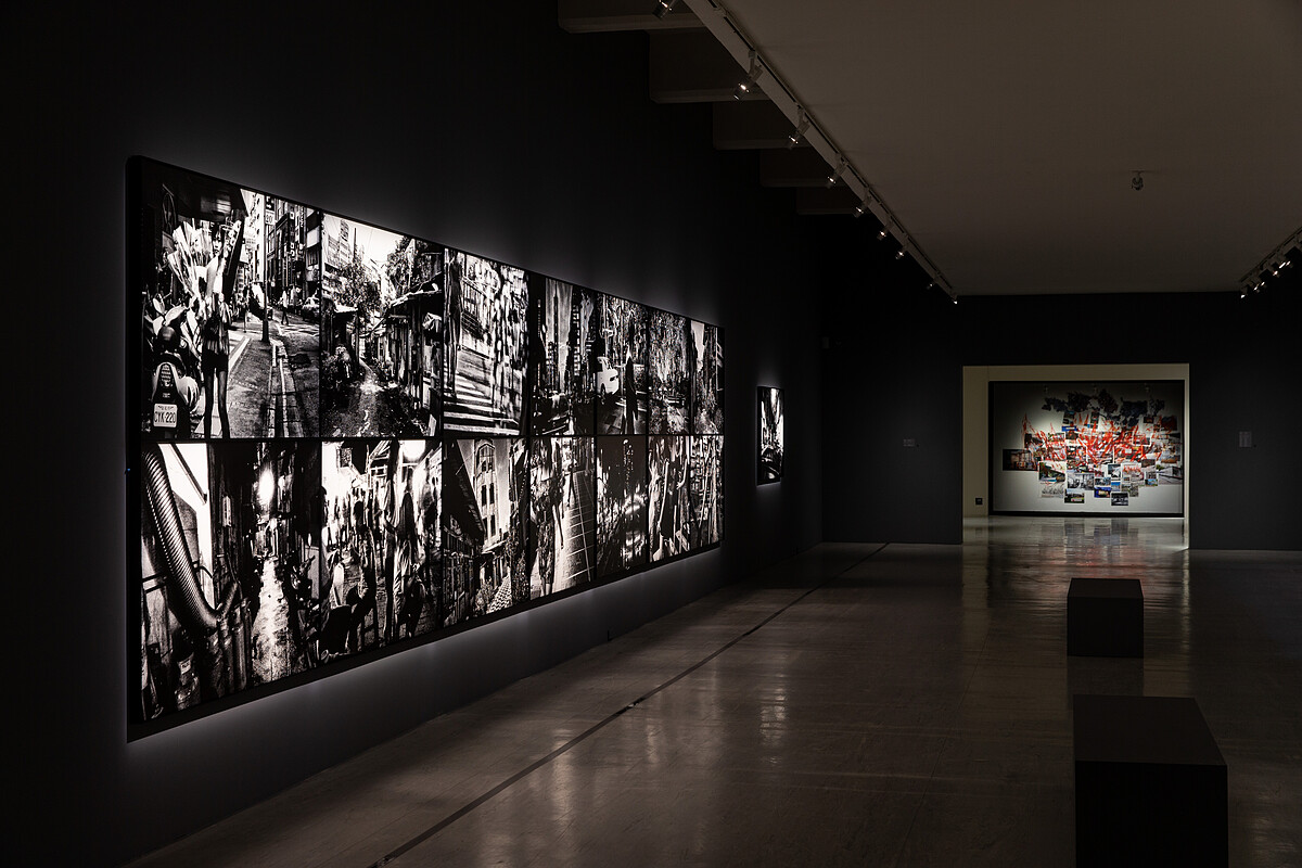 森山大道展出現場,臺北市立美術館提供