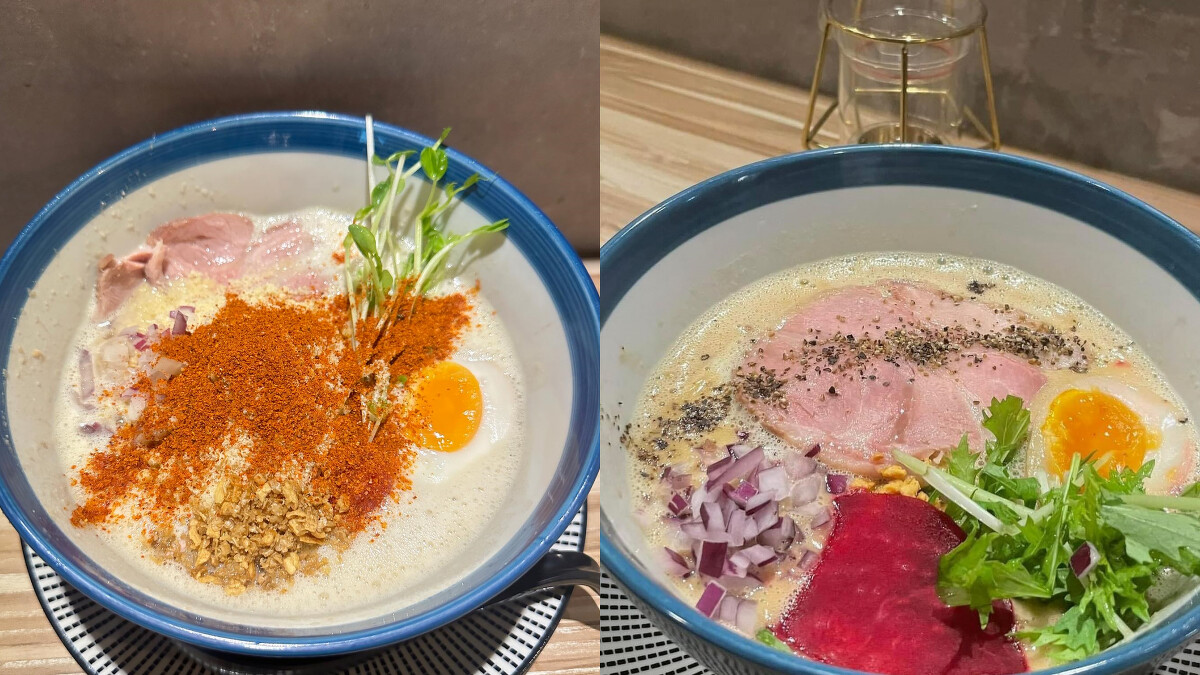 LaLaport南港美食｜Hiro's らぁ麵Kitchen的濃郁雞白湯拉麵