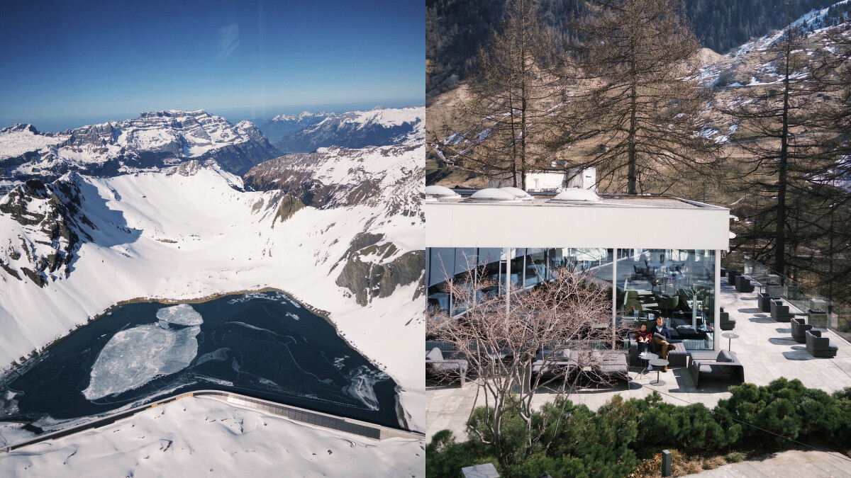 瑞士格勞賓登州沃爾斯小鎮景緻