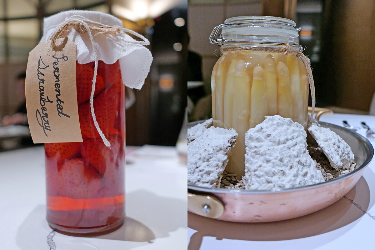 主廚用了相當多的發酵技巧植入菜色。