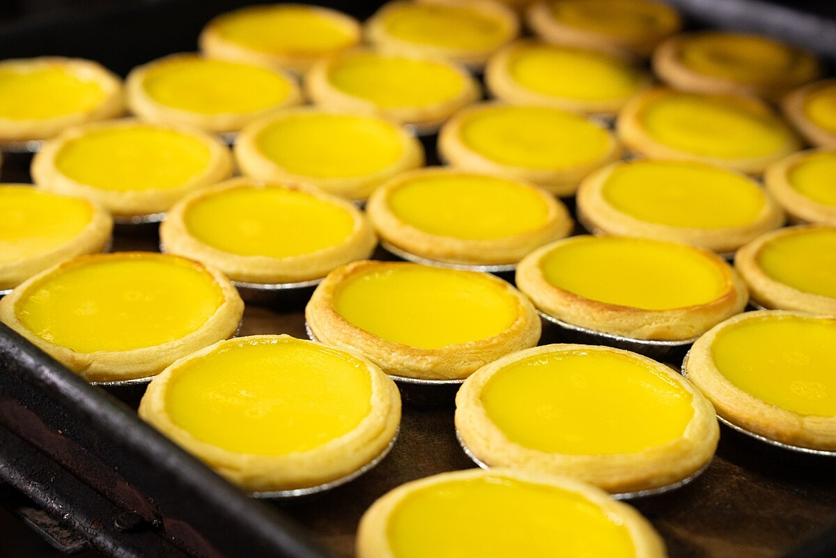 「喬梓餅店」香濃可口蛋撻。