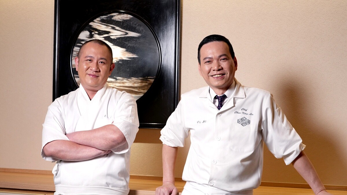 すし桃由詹明霖師傅及林俊明主廚聯手掌杓